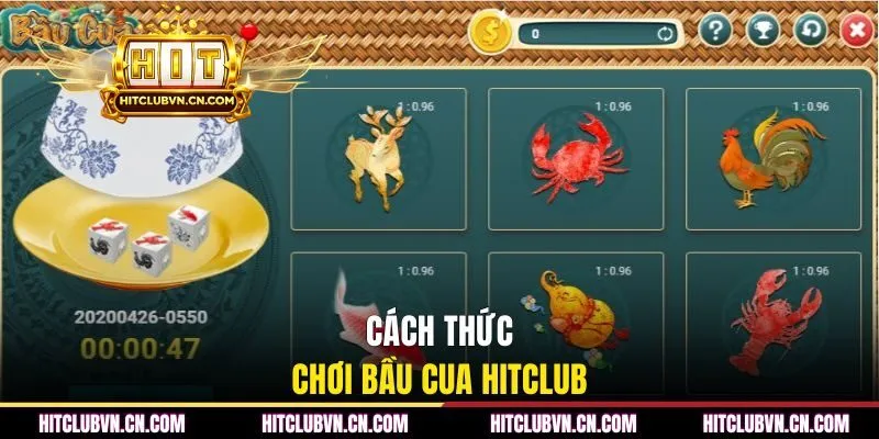 Cách thức chơi bầu cua HITCLUB